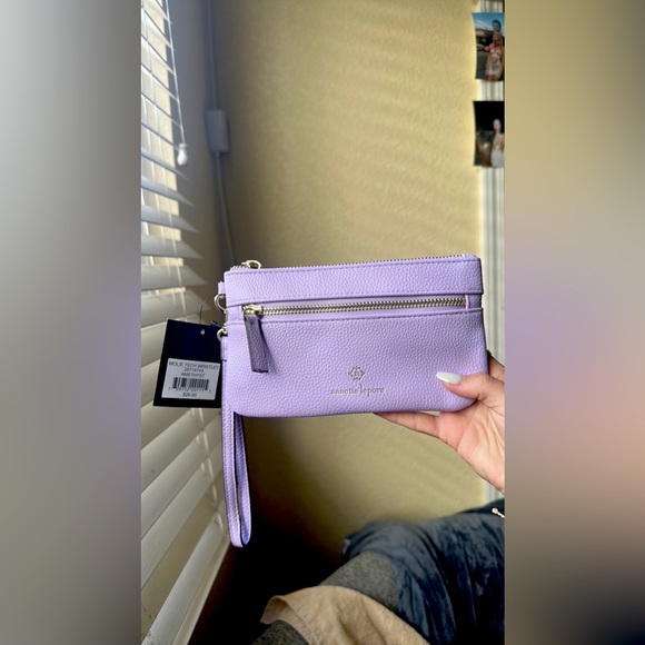 Nanette Lepore purple wristlet - Picture 1 of 3